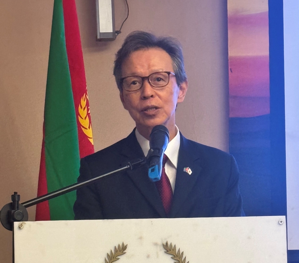 松尾大使によるスピーチ