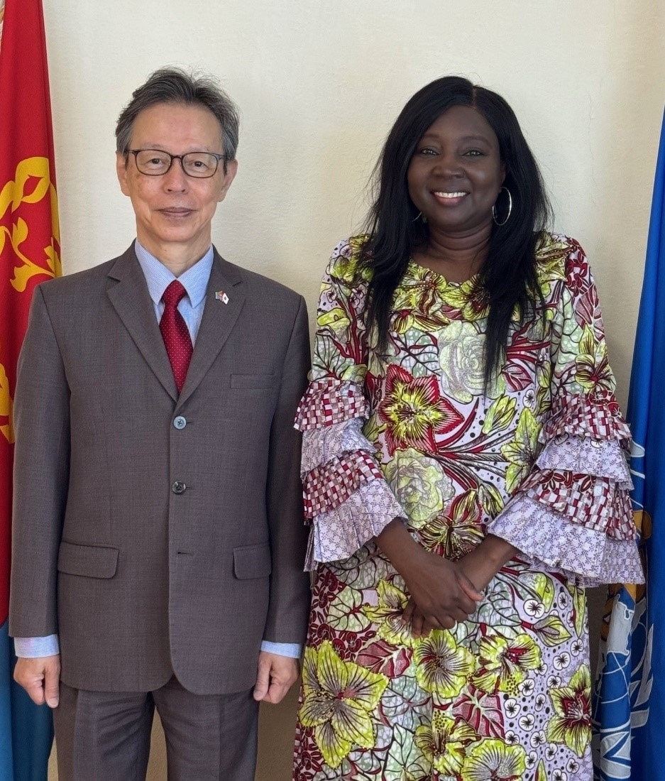 Ambassador MATSUO’s call on Dr. Mary Stephen, WHO Representative to Eritrea
