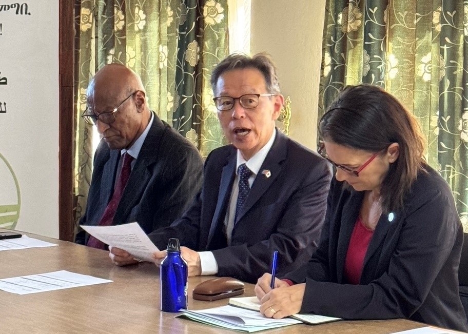 Ambassador Matsuo Attends SLD Response Workshop 2